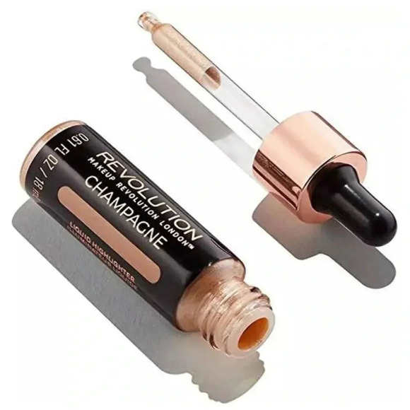 🩶Revolution Beauty Liquid Highlighter, Champagne - Picture 1 of 1